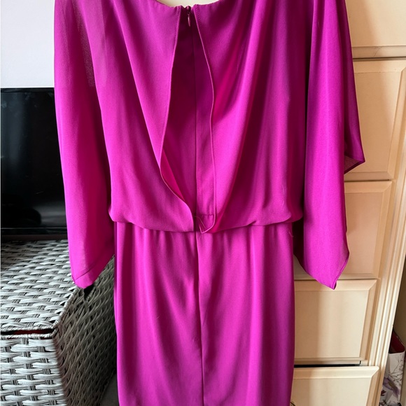 Laura tie waist chiffon dress, size 10, freshly dry cleaned. - Picture 4 of 6